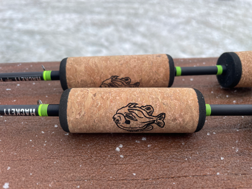 custom noodle ice fishing rod Long Power From the rod blank material Panfish Noodle Ice Rod -