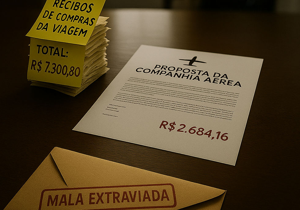 Mala Extraviada em Voo Internacional: Seus Direitos Vão Além do Valor dos Itens