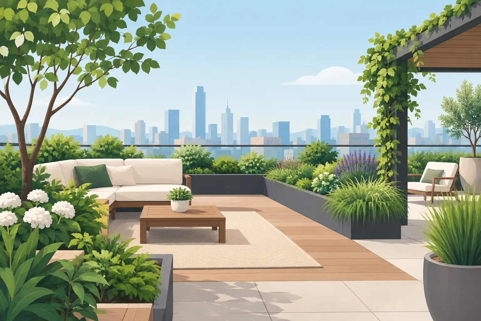 A Guide to Roof Garden Planning for Calm Living