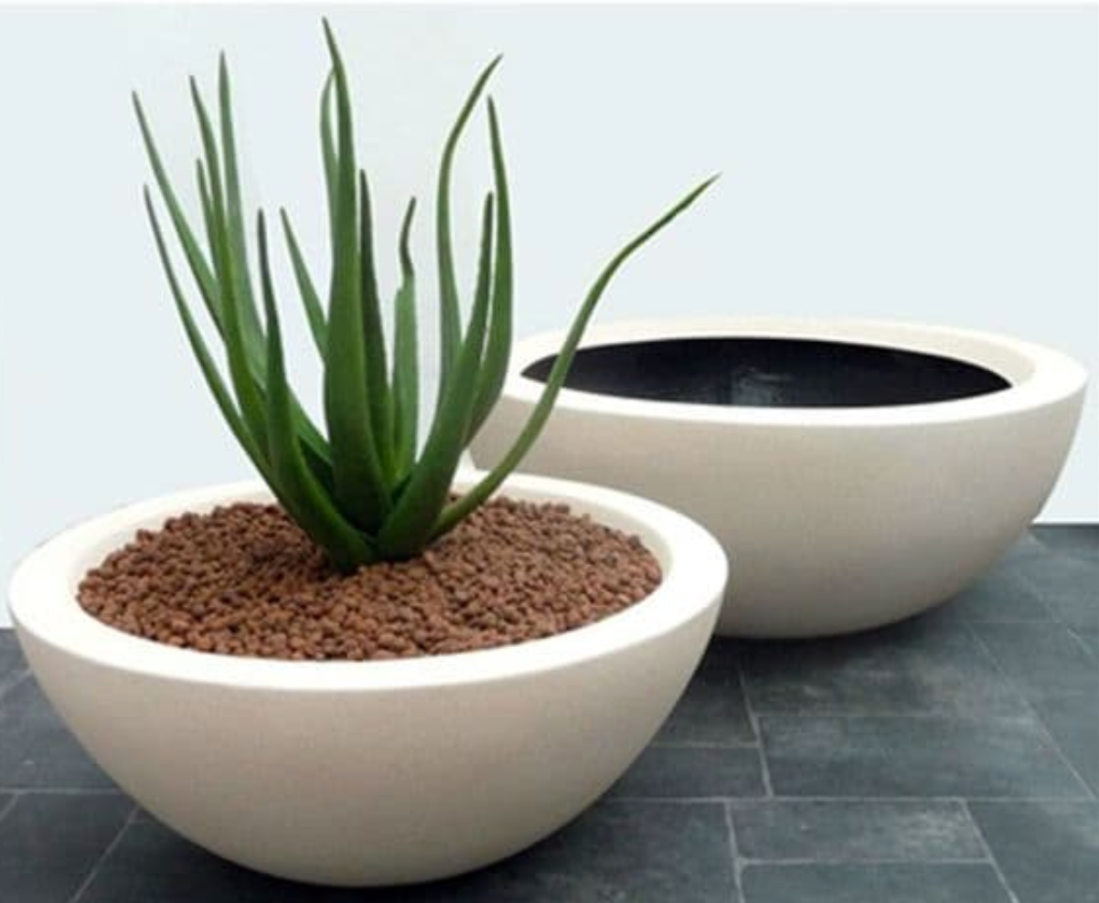 Fibreglass GRP Bowl Planter