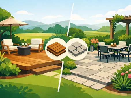 Decking or Patio for Garden Spaces?
