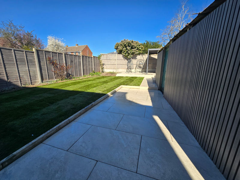 patio, landscaping