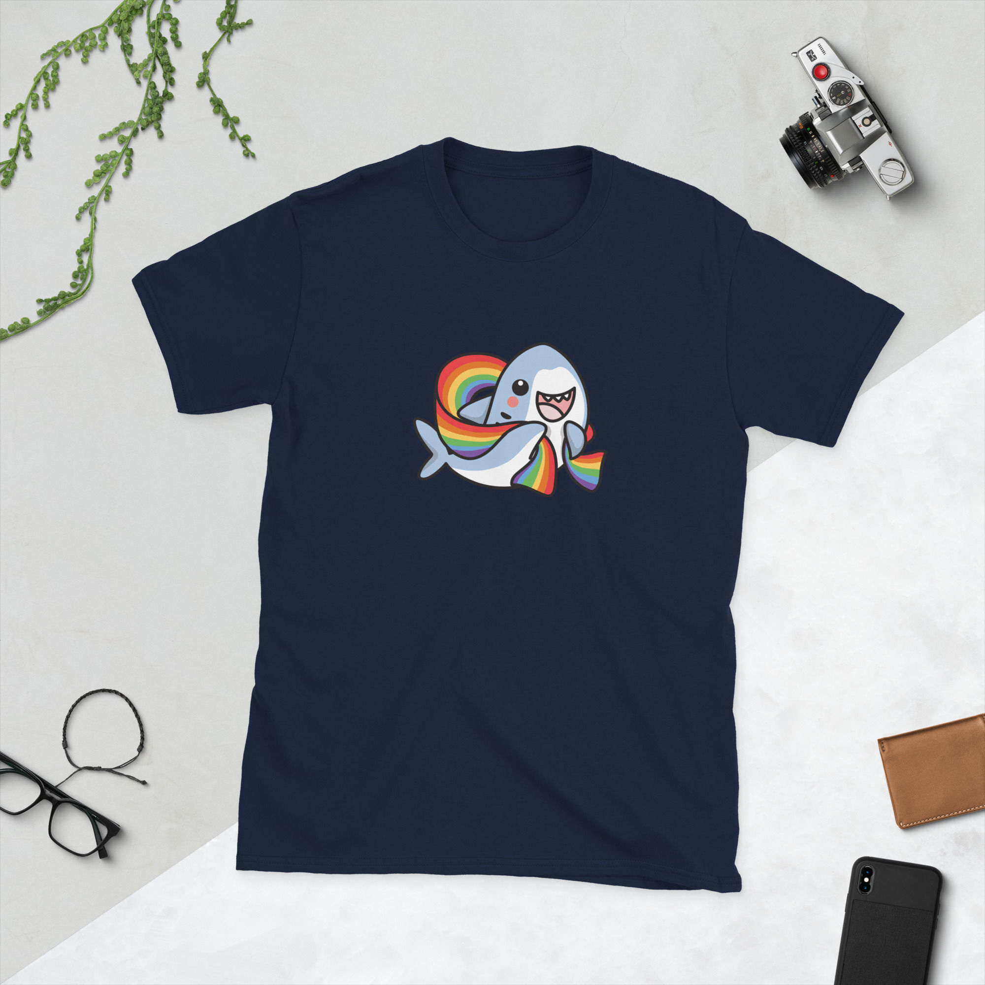 Pride Sharky: Short-Sleeve Unisex T-Shirt