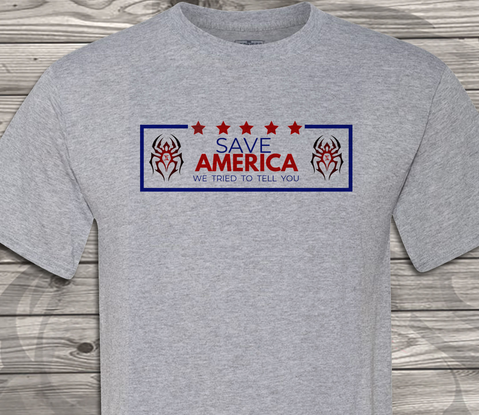 211016.2  - The Black Spiderman - Save America - Unisex T-Shirt