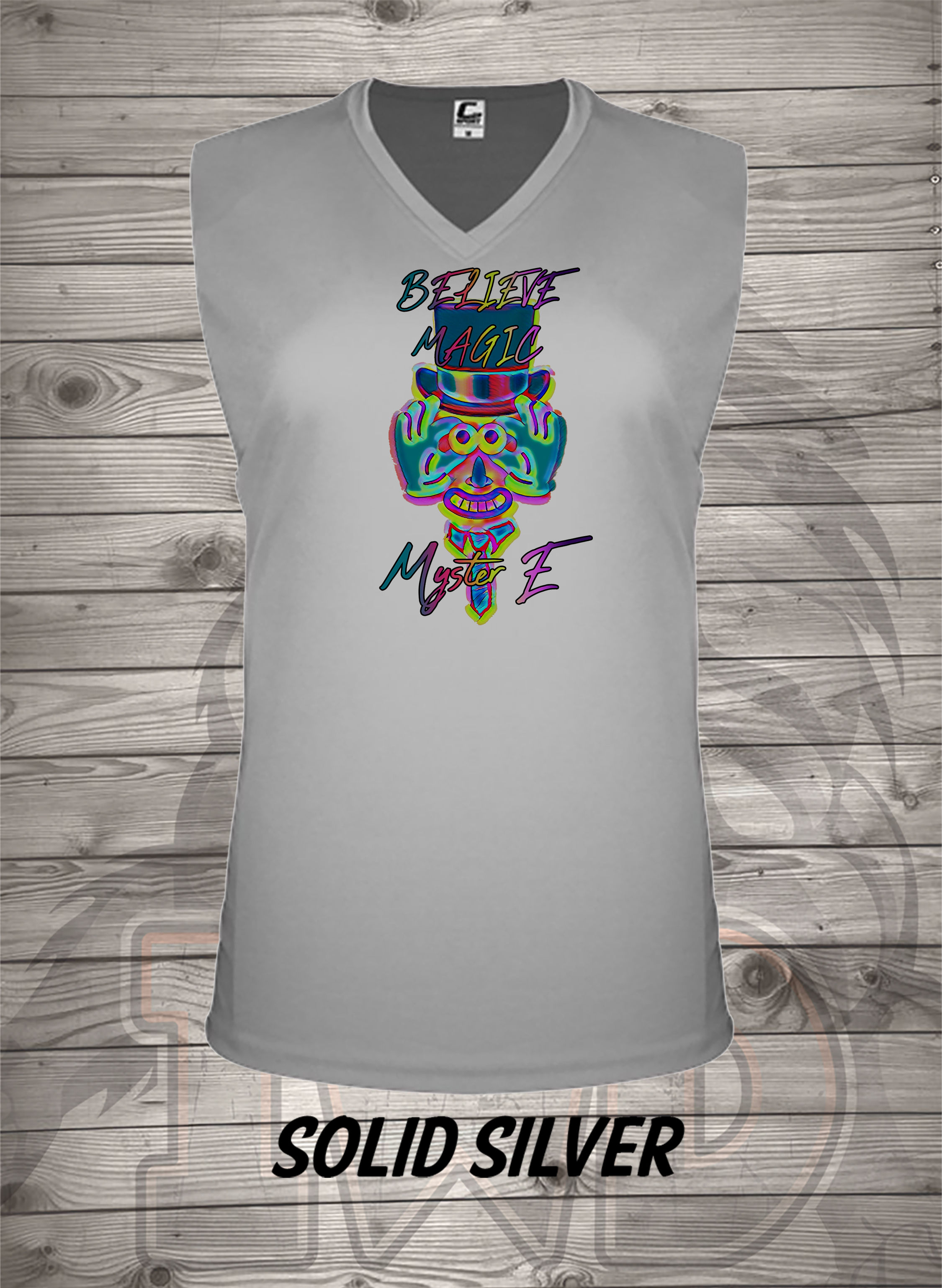 210427.8 - MysterE - Cartoon -Ladies V- Neck Sleeveless