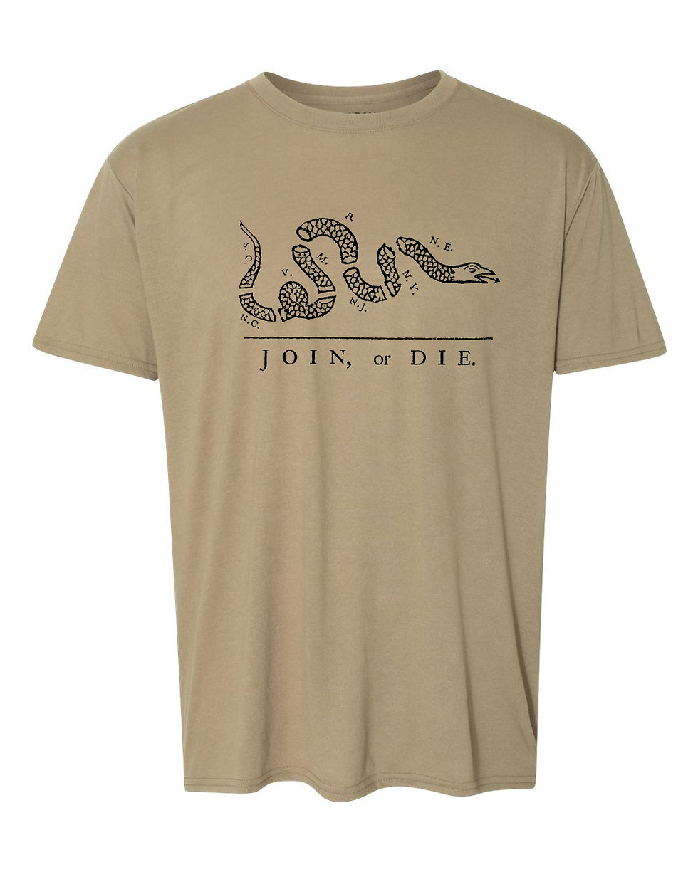 Thumbnail: 20622.19 - Join or Die - Patriotic Unisex Shirt