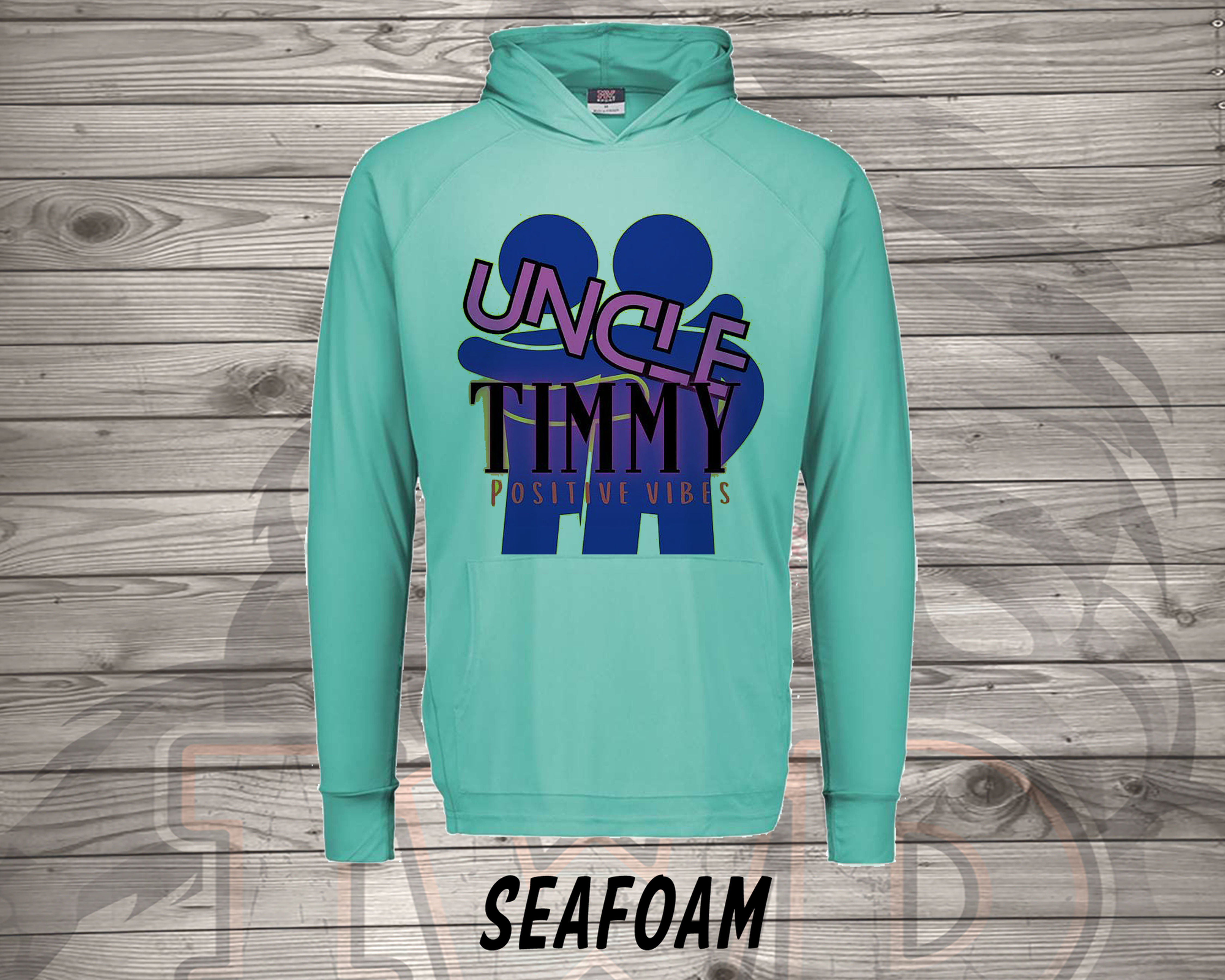 210614.4 Uncle Timmy Logo  - Long Sleeve Hoodie