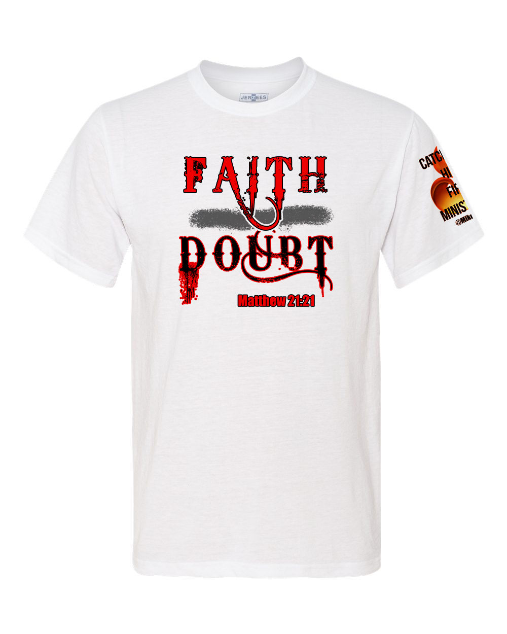 210609.5 Faith Over Doubt (With Sleeve Logo) - Unisex TShirt