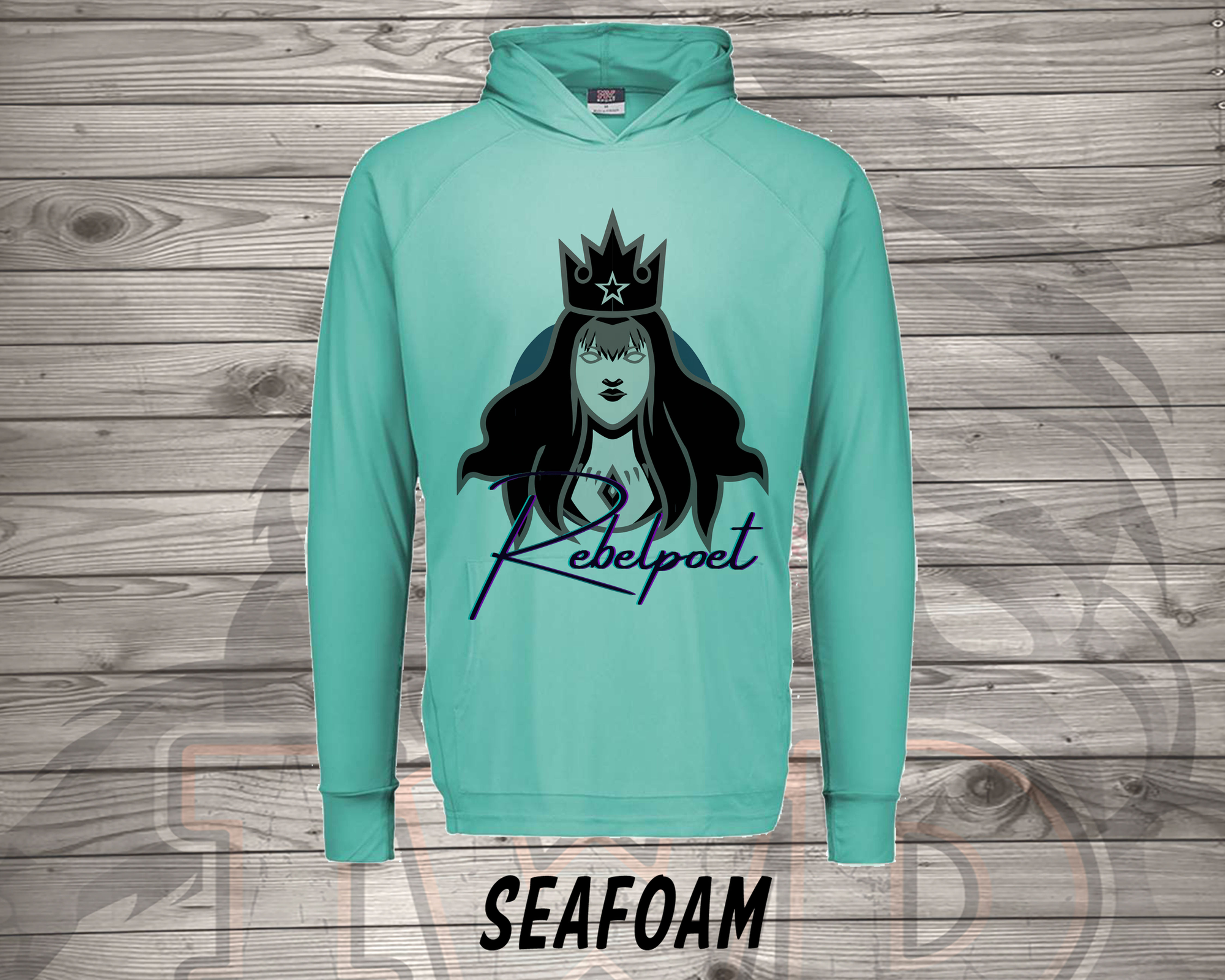 210614.3 Rebel Poet Logo - Long Sleeve thin Hoodie