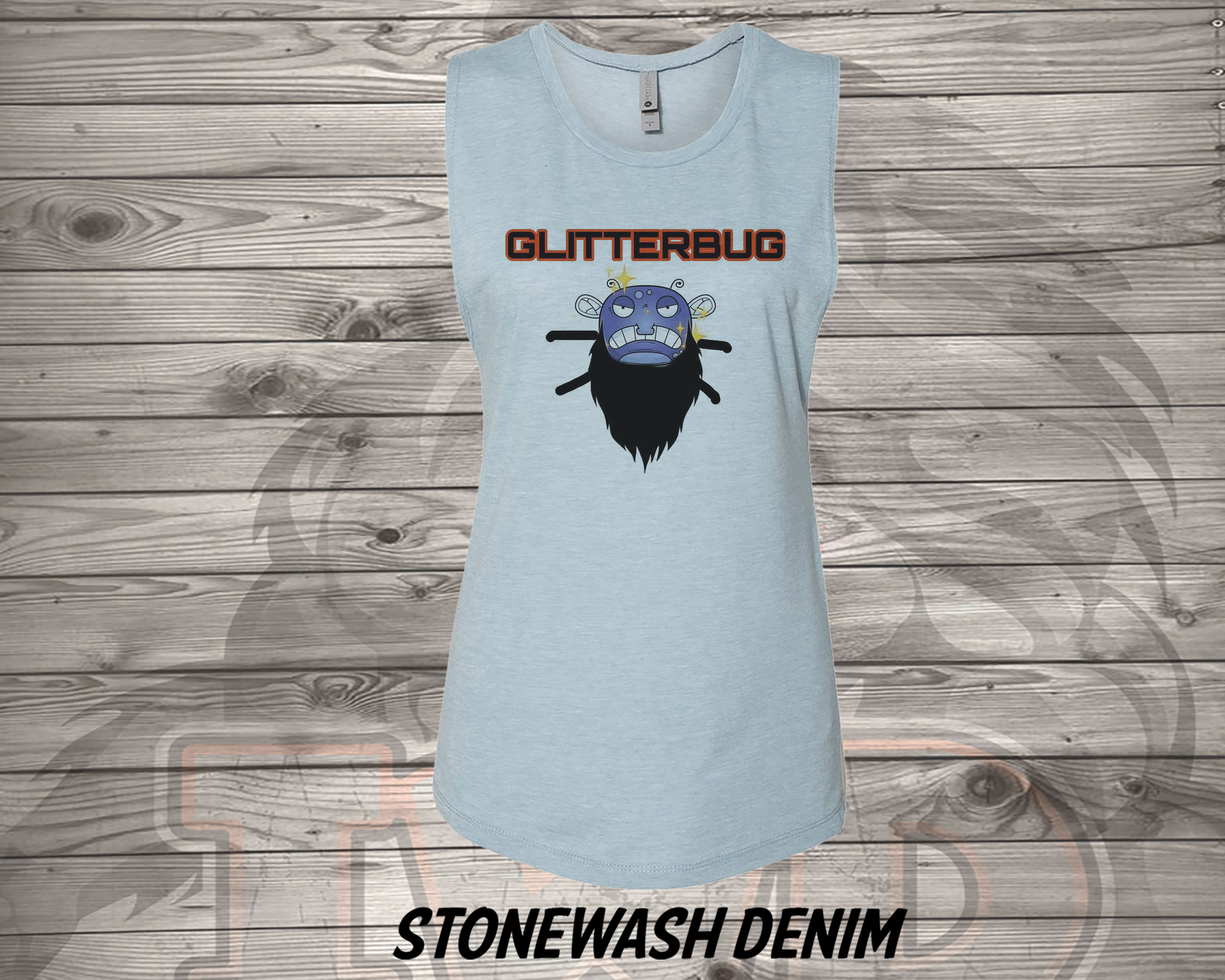 210706.2 - Glitterbug -Next Level Ladies Sleeveless