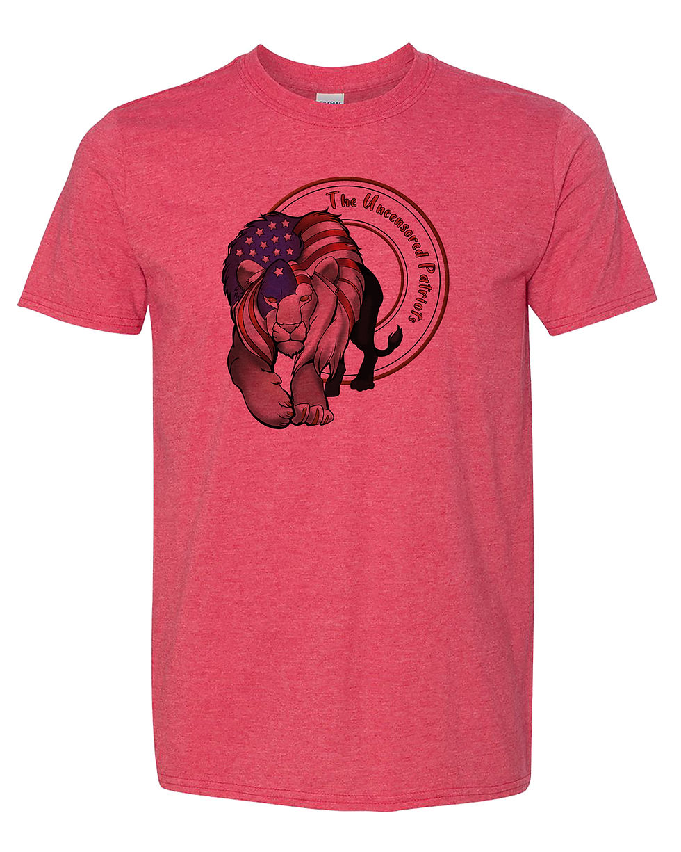 Thumbnail: 210216.3 Uncensored Patriot Lion Flag T-Shirt