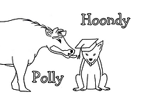 hoondy-colouring-page