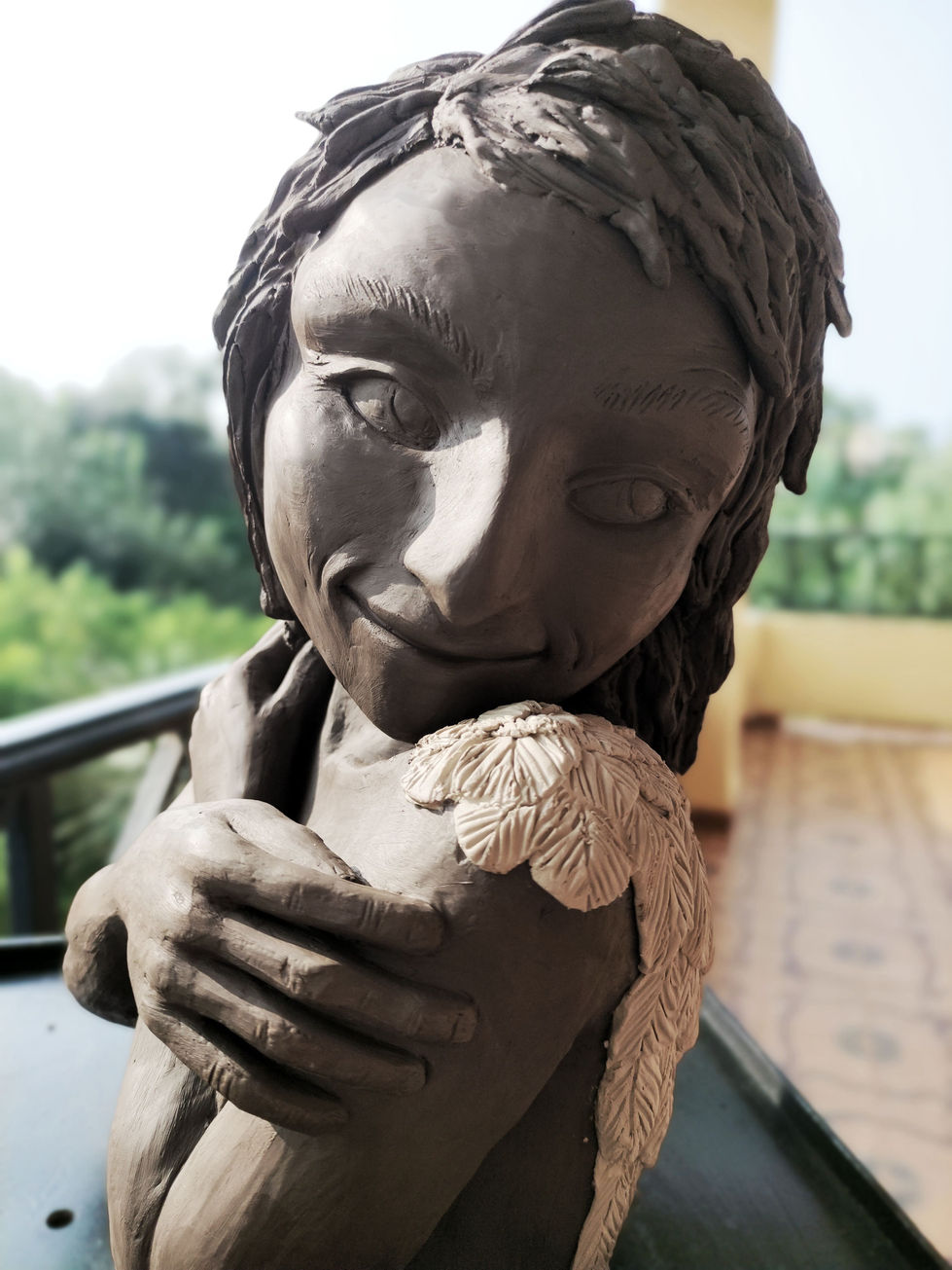 Retrato de la escultura de Deseo antes de cocer