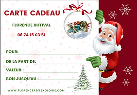 Carte cadeau spécial noël Florence Rotival