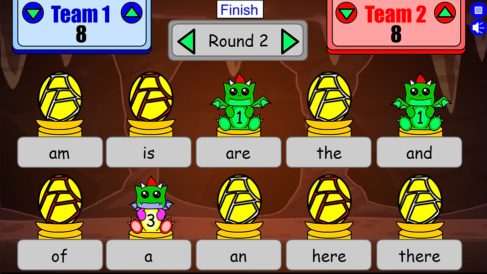 Thumbnail: Dragon Egg Hatchers - English Class Reading Game