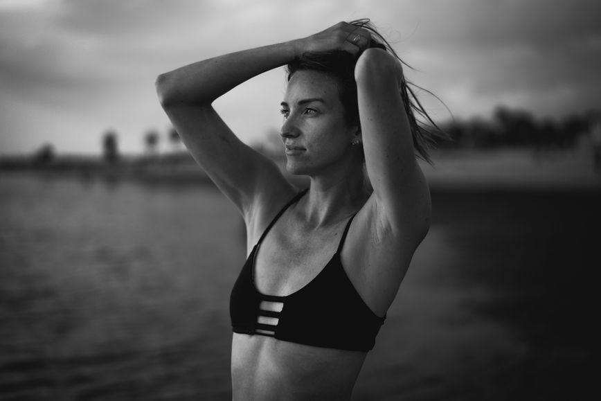 Michael Salvatore Photography captures model pose on the back