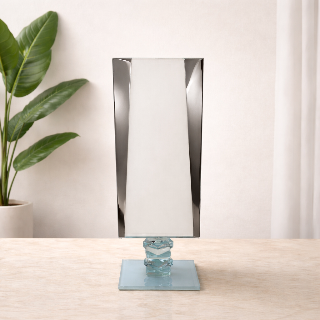 Vaso Pedestal Reflexos – Névoa