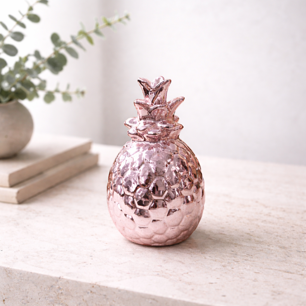 Adorno Abacaxi Rosé