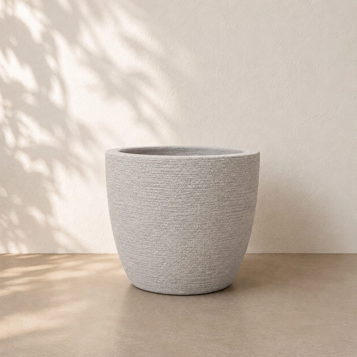 Vaso Ninho Textura – Cinza