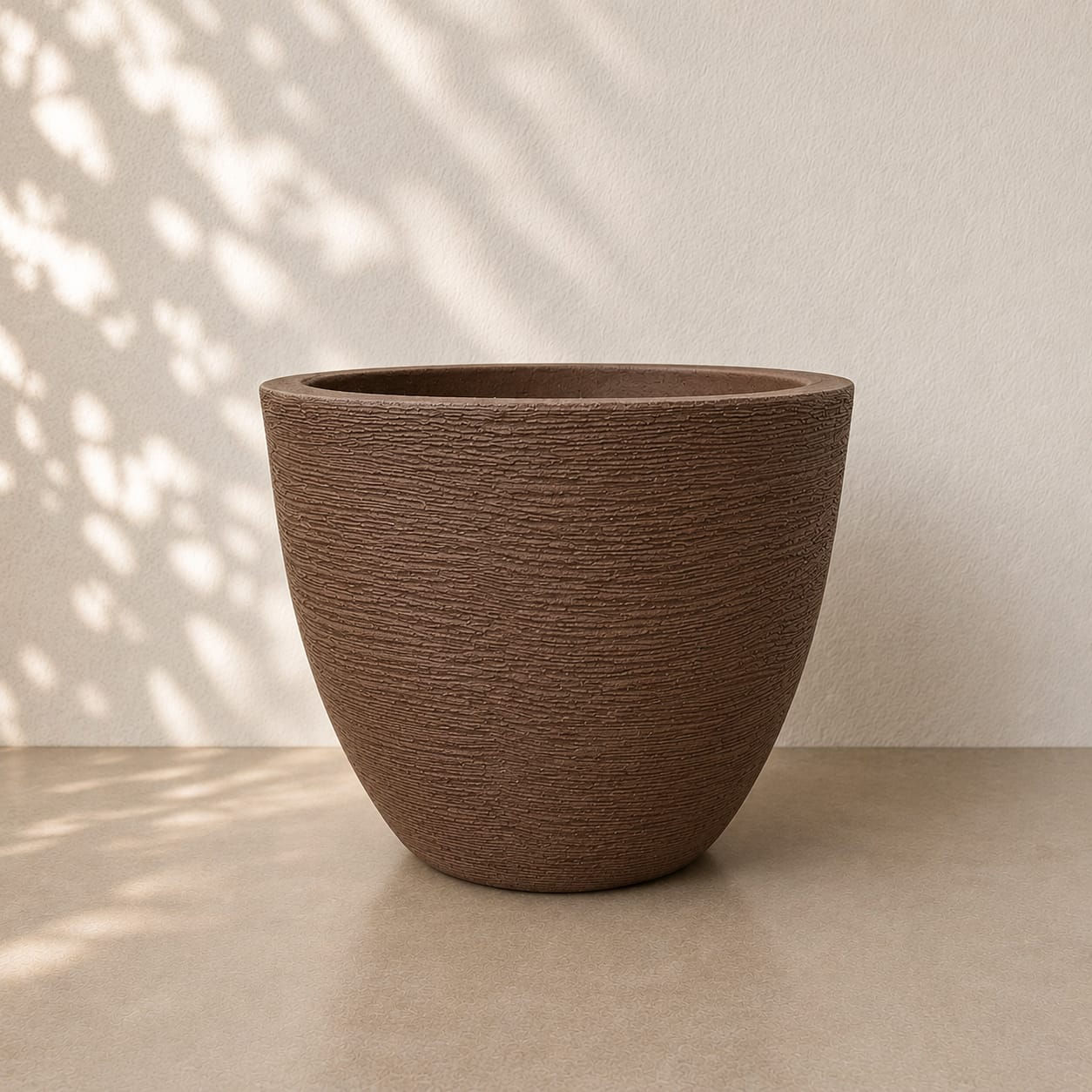 Vaso Cúpula Textura – Marrom