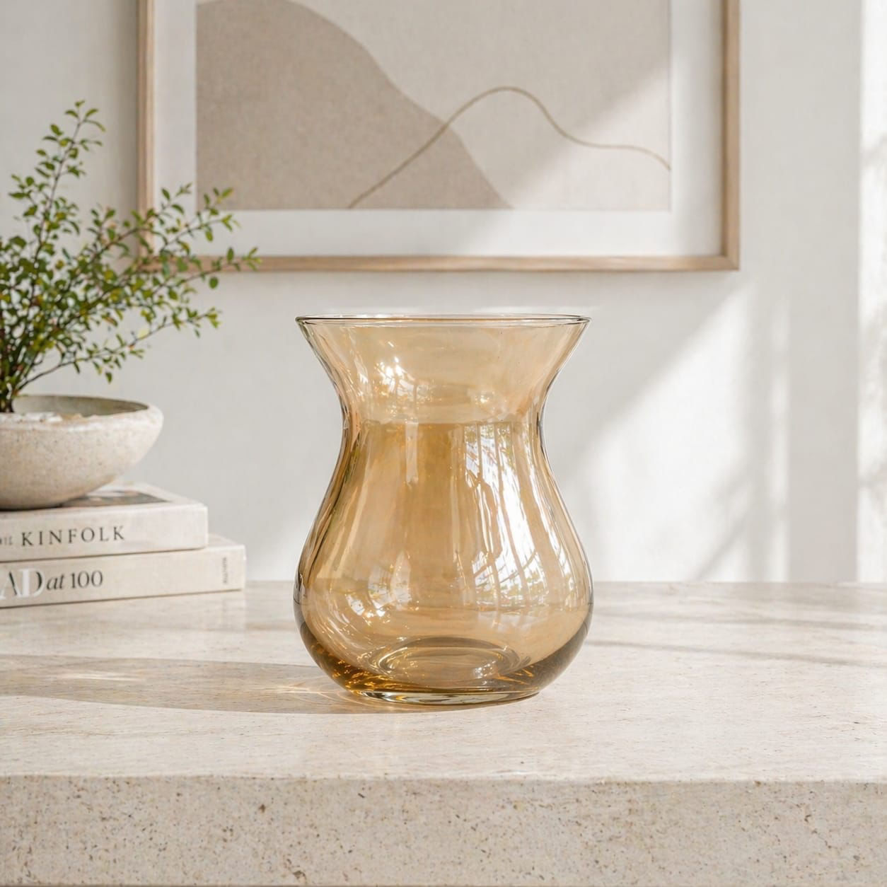 Vaso Âmbar Duna