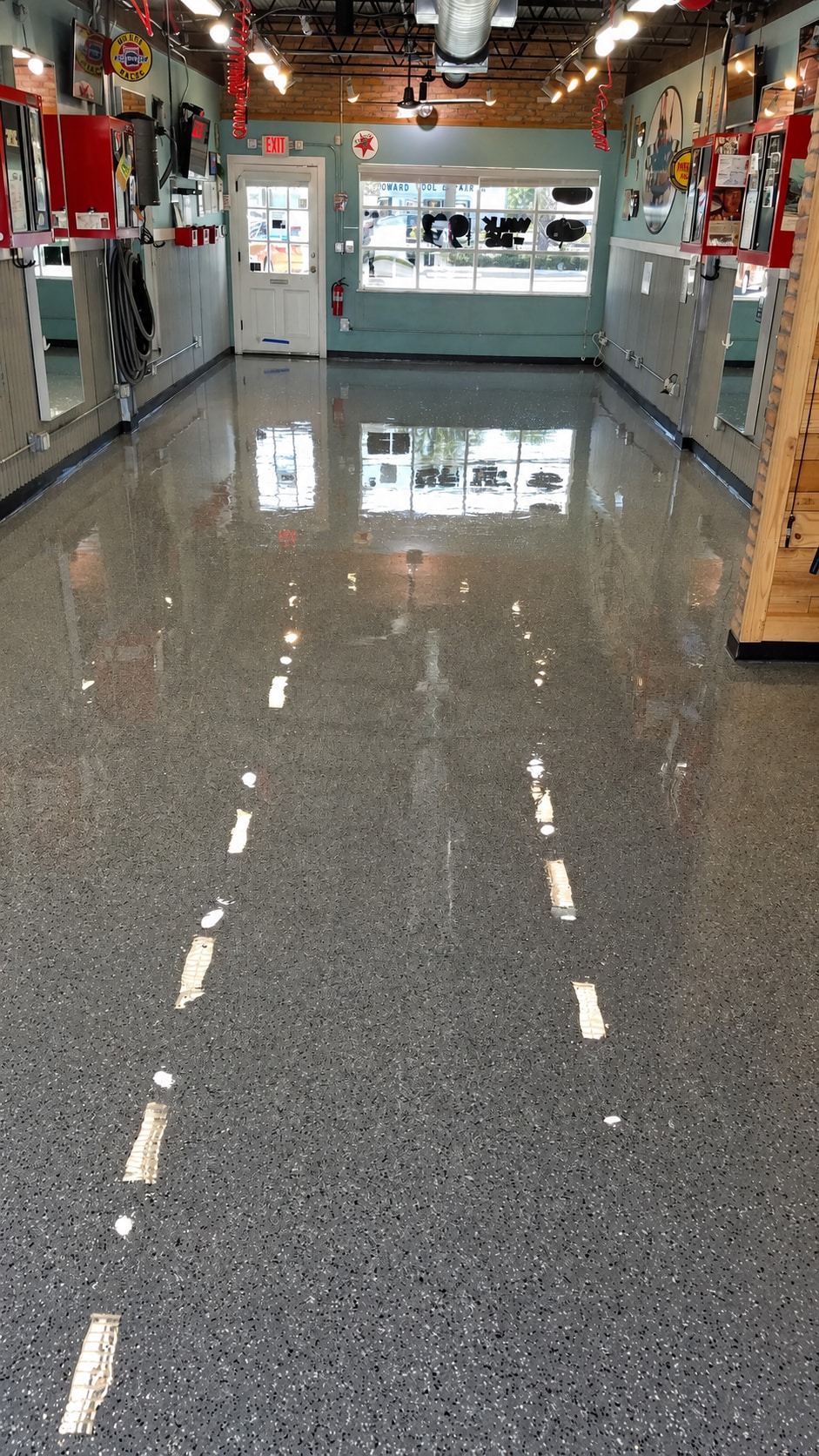 Commercial floor coating — project view 1