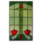 in opdracht, klassiek art nouveau raam.