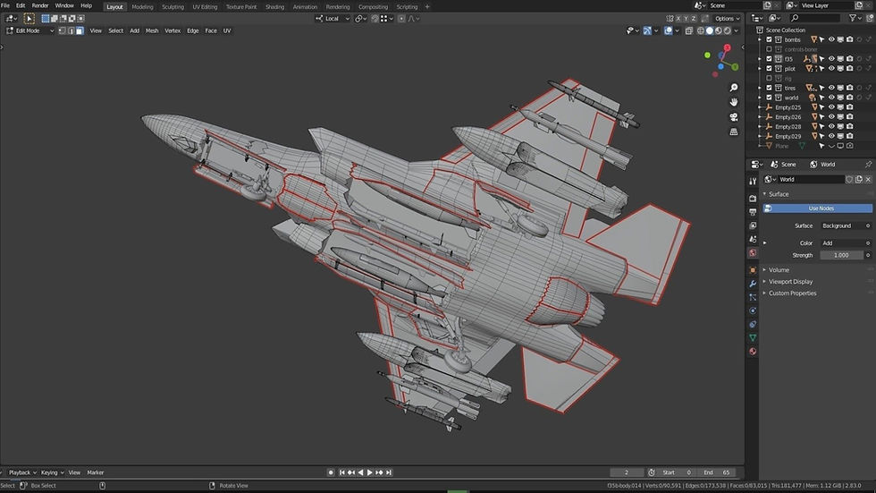 Thumbnail: F35B Lightning II with cockpit Fully Rigged