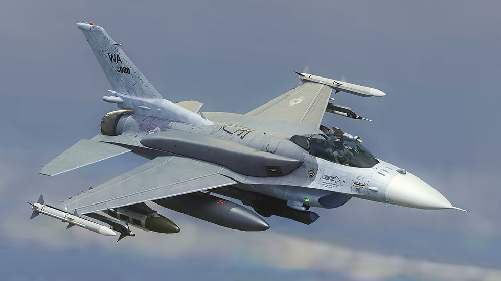 Thumbnail: F-16 Viper Block 72 with Cockpit-Rigged-Changable Decal-Texts
