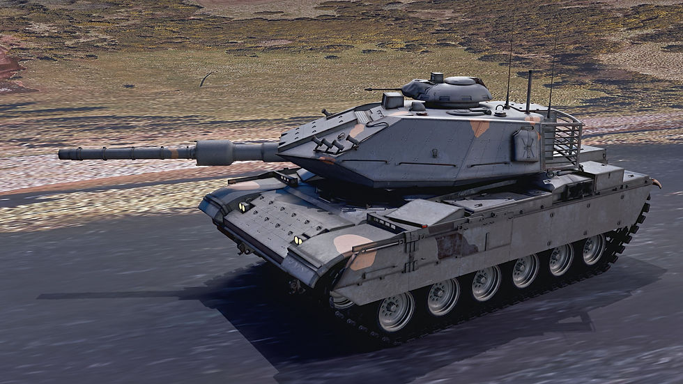 Thumbnail: M60T Sabra Tank low-poly