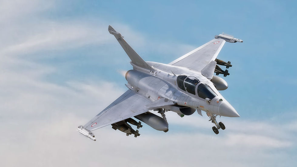 Thumbnail: French Fighter Jet (B) with Cockpit - Fully Rigged