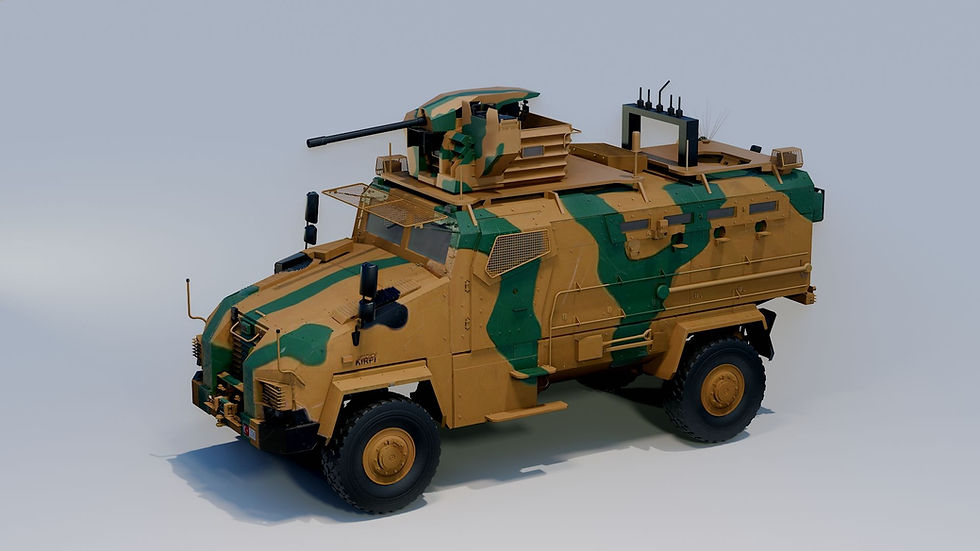 Thumbnail: BMC kirpi MRAP - include inside - Fully Rigged