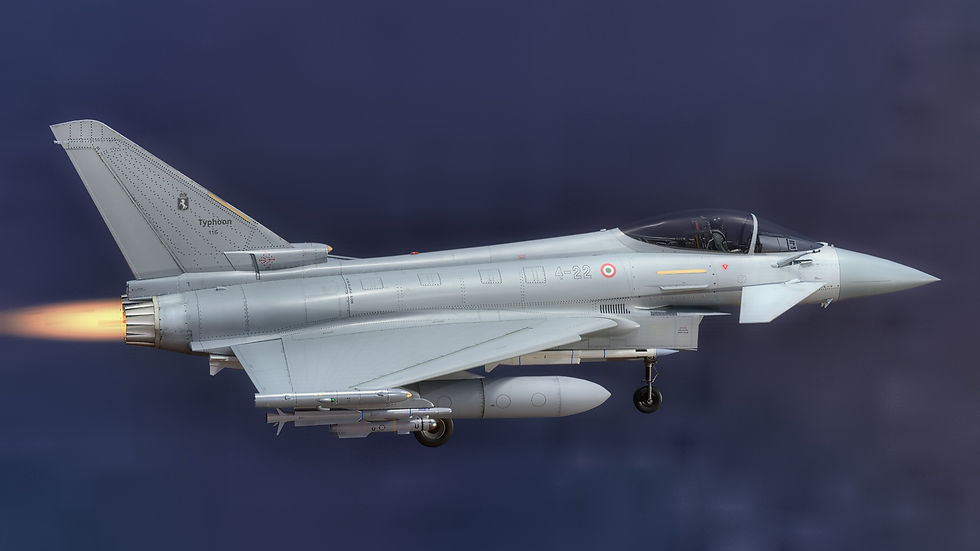 Thumbnail: EuroFighter Typhoon with Cockpit-Fully Rig-Changeable Decal Text 