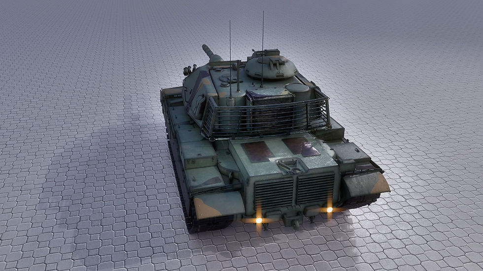Thumbnail: M60T Sabra Tank low-poly