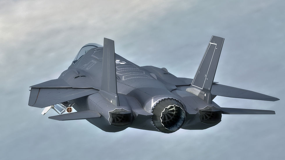 Thumbnail: Custom Fighter Jet with Cockpit -Rigged - Changable Decal Texts