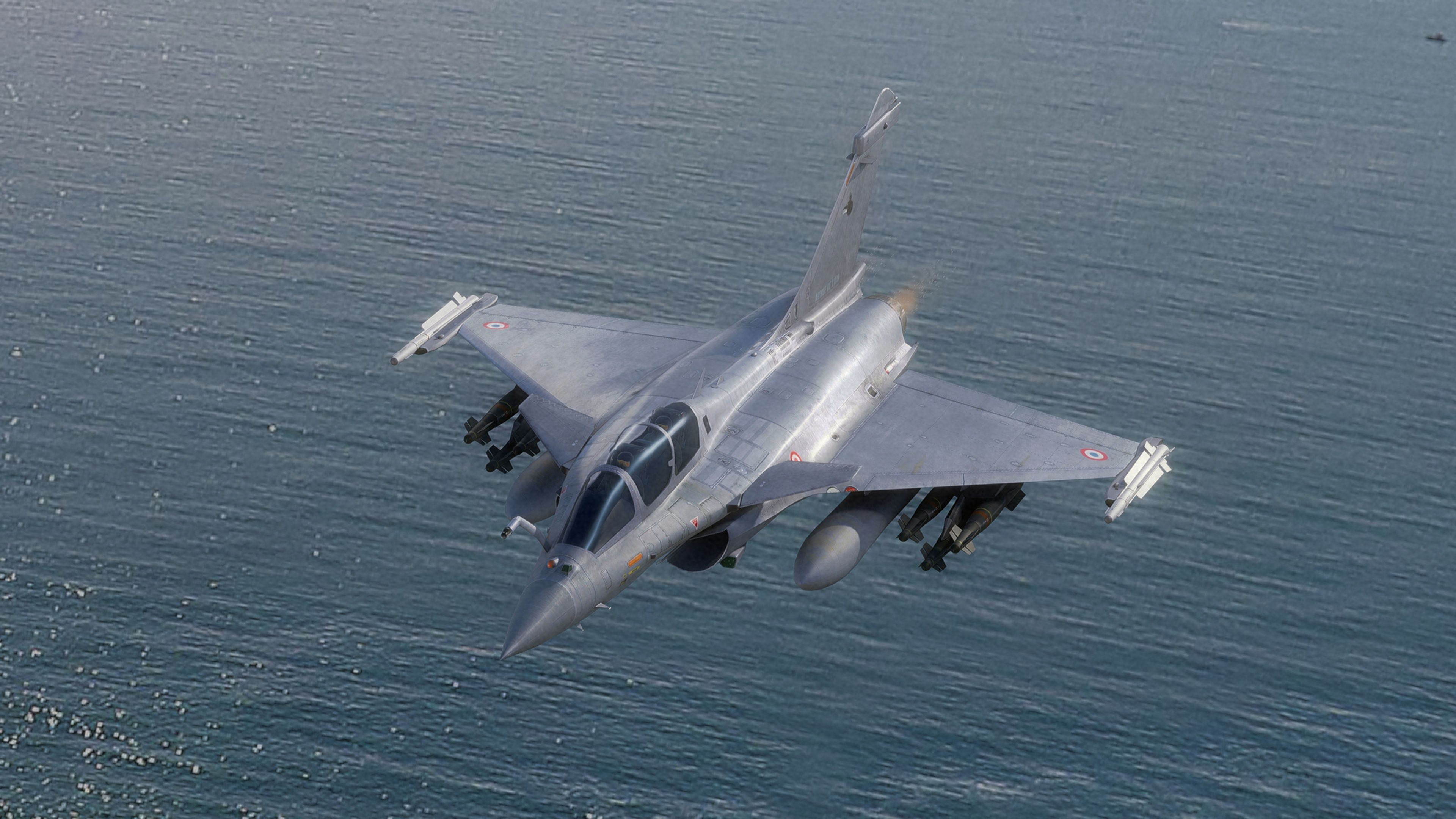 French Fighter Jet (B) with Cockpit - Fully Rigged