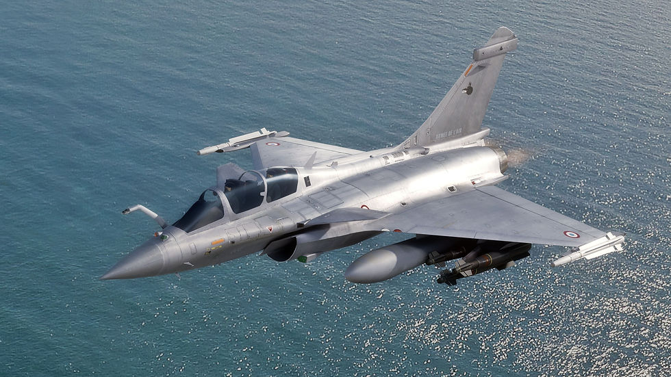 Thumbnail: French Fighter Jet (B) with Cockpit - Fully Rigged