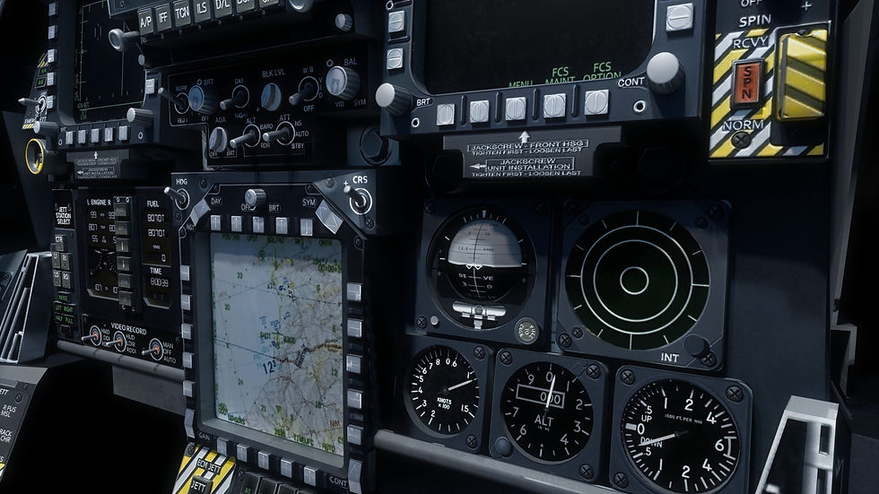 Thumbnail: F18F Super Hornet-with Cocpit-Rigged - Changeable decal and texts