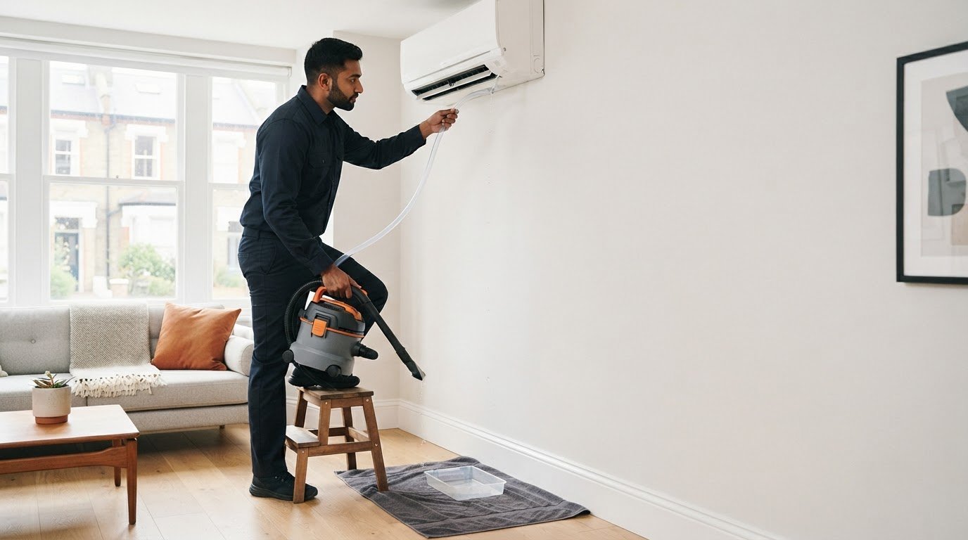 How to Clear a Drain Line When Your AC Leaks Water