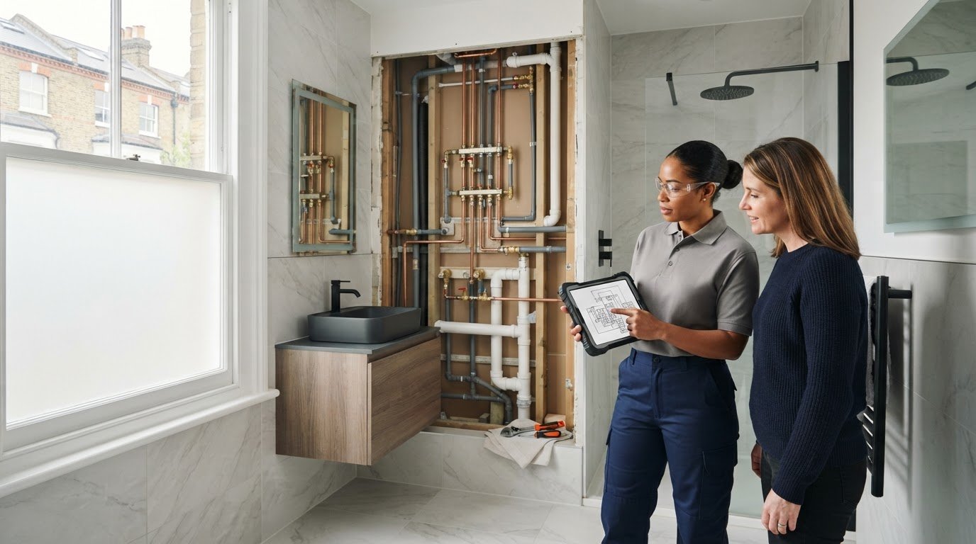 Bathroom Plumbing Installation London: A Clear Homeowner’s Guide