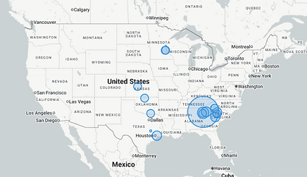 Trending Sales Locations