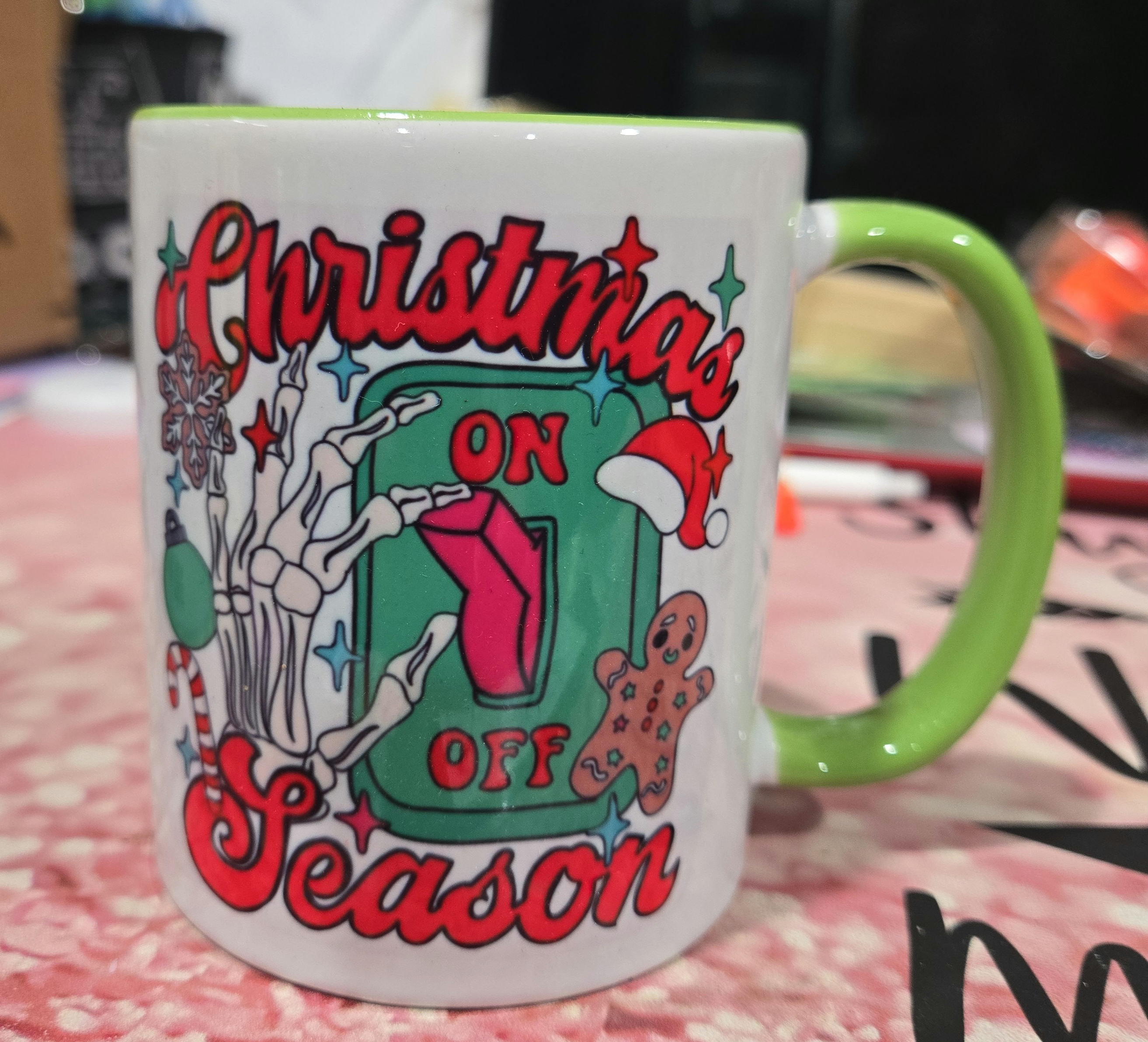 Christmas season switch mug