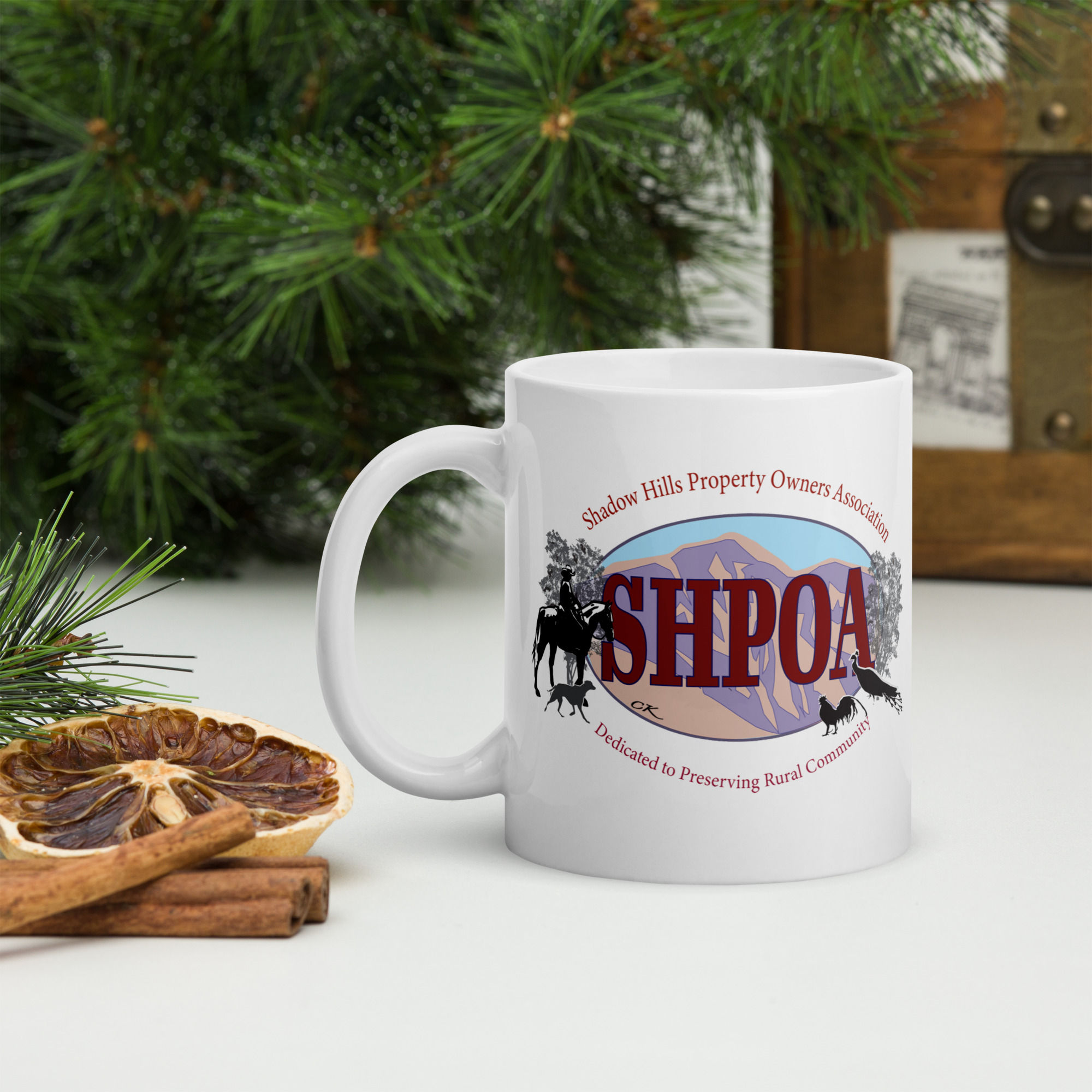 Official SHPOA Logo white mug