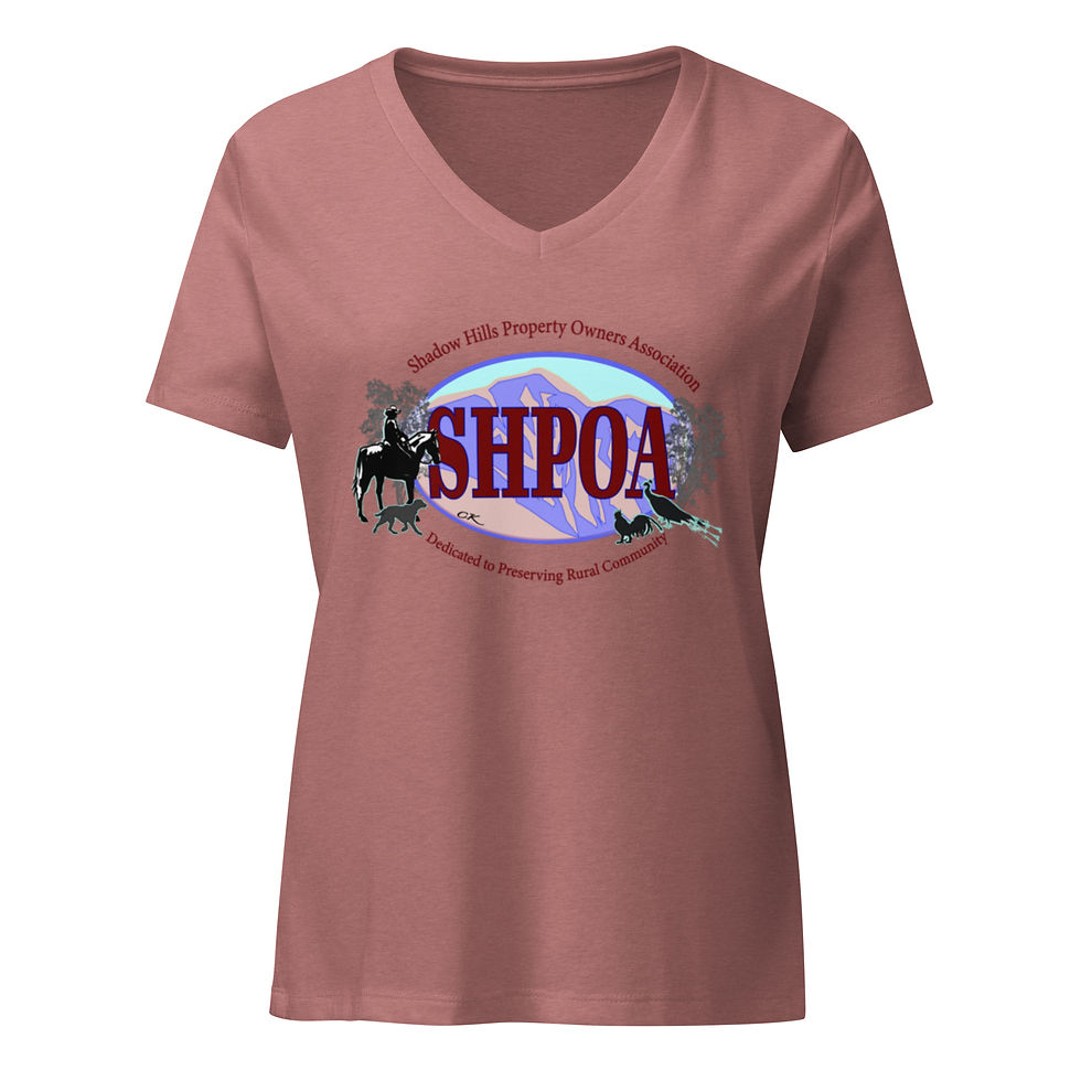 Thumbnail: Official SHPOA Women’s relaxed v-neck t-shirt copy copy copy