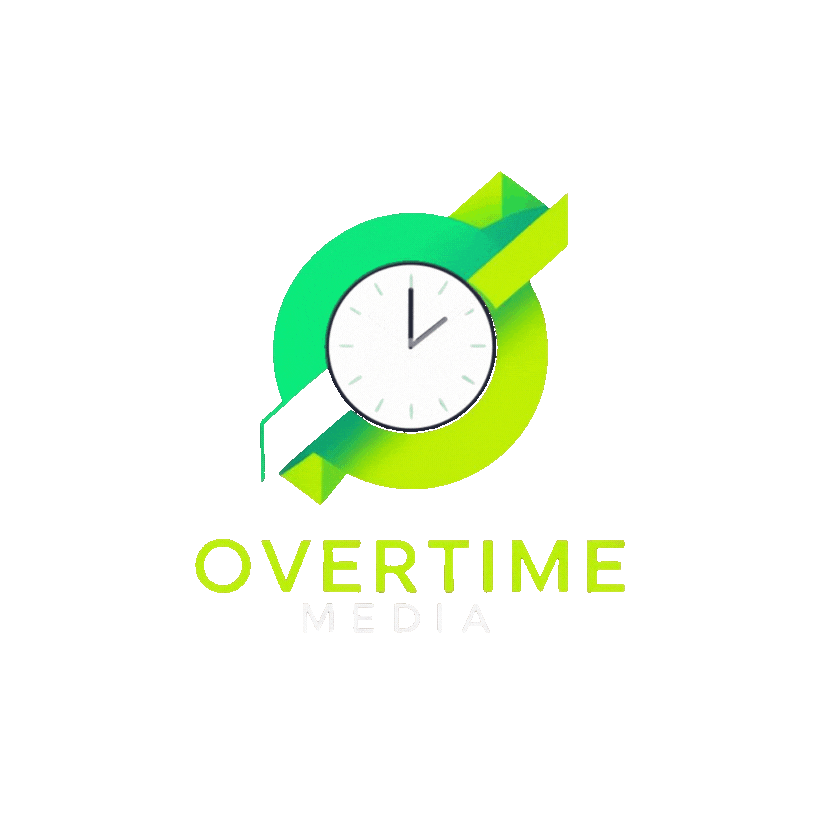 Overtime Media Logo with Clock Animation.gif