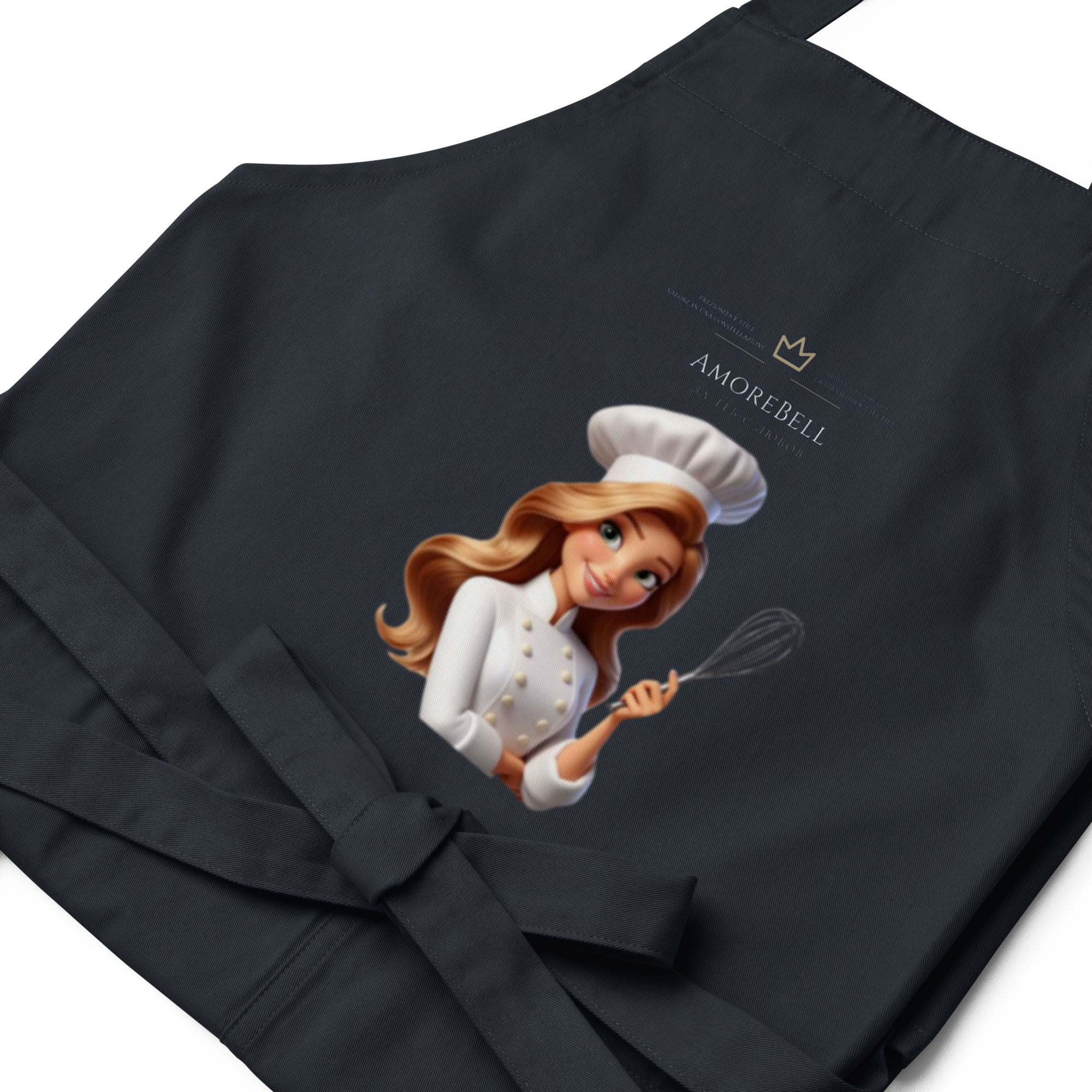 Organic cotton apron AmoreBell Kitchen