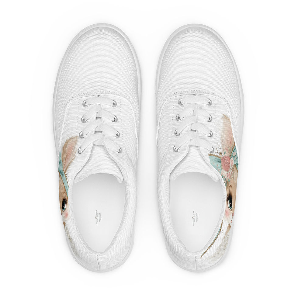 Thumbnail: Women’s lace-up canvas shoes AmoreBell
