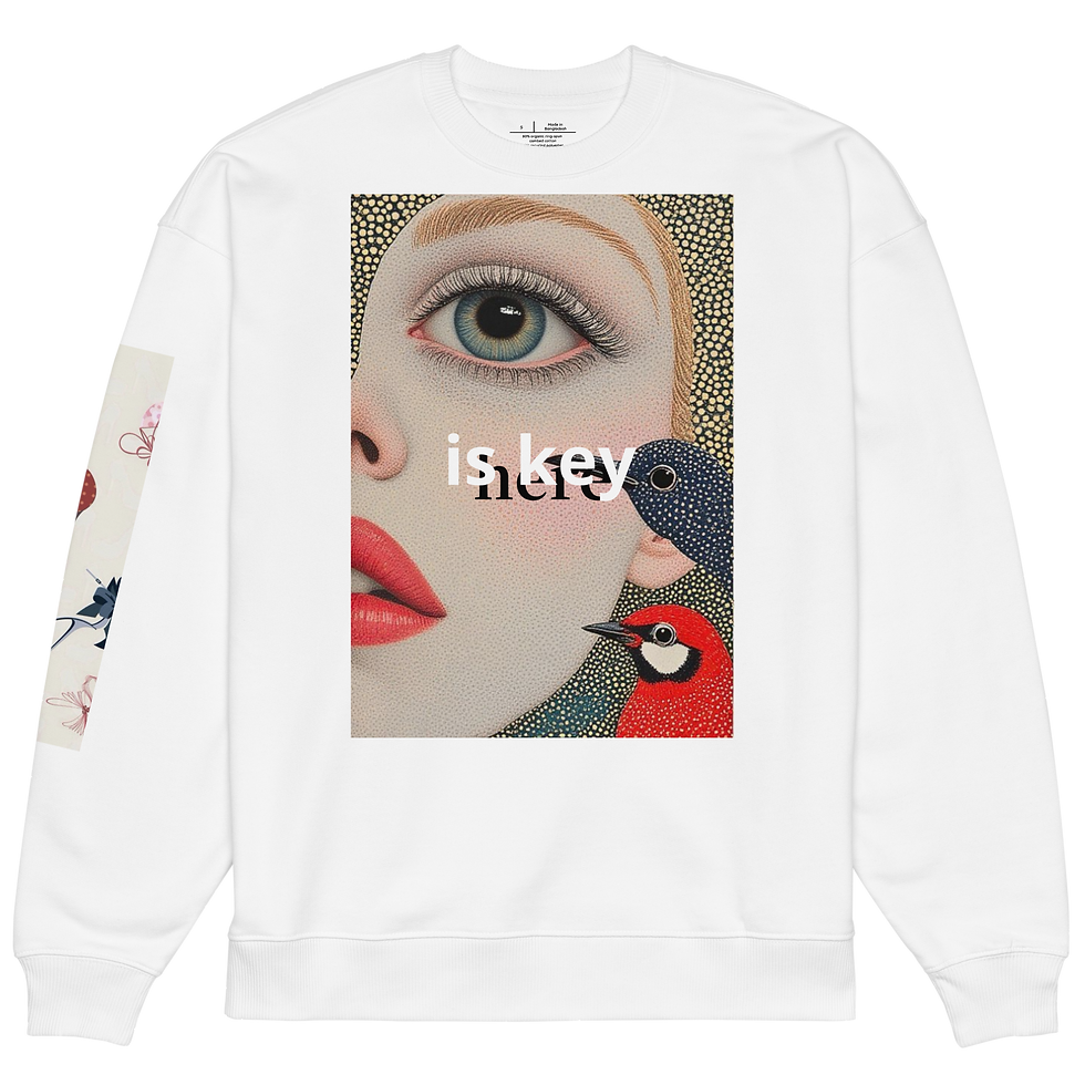 Миниатюра: Organic oversized sweatshirt- Суитшърт 