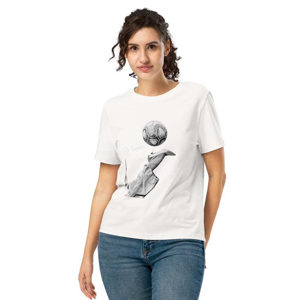 Thumbnail: Women’s organic ribbed neck t-shirt AmoreBell