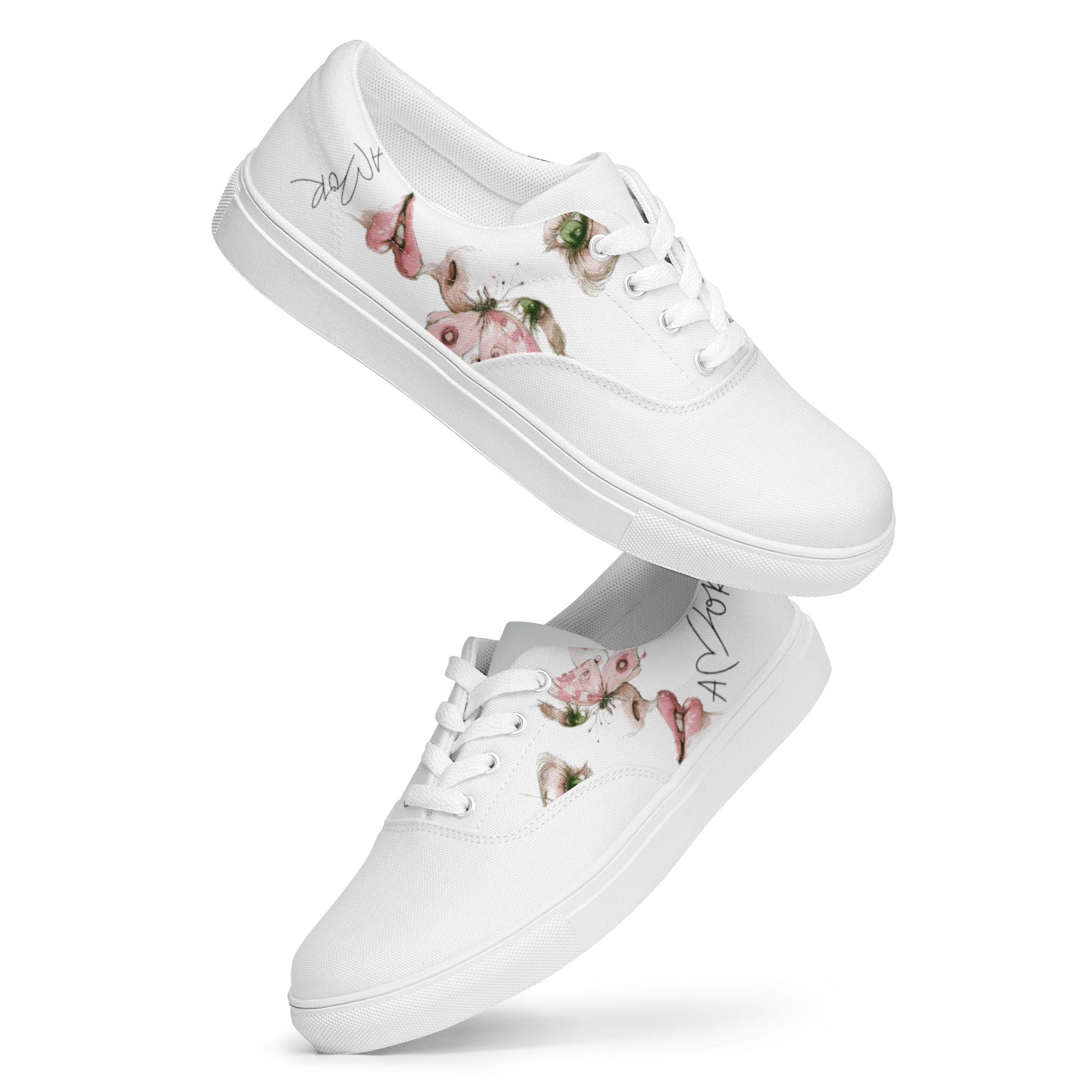 Women’s lace-up canvas shoes AmoreBell